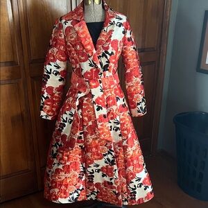 Frances Valentine Lucille Jacquard Wrap Dress